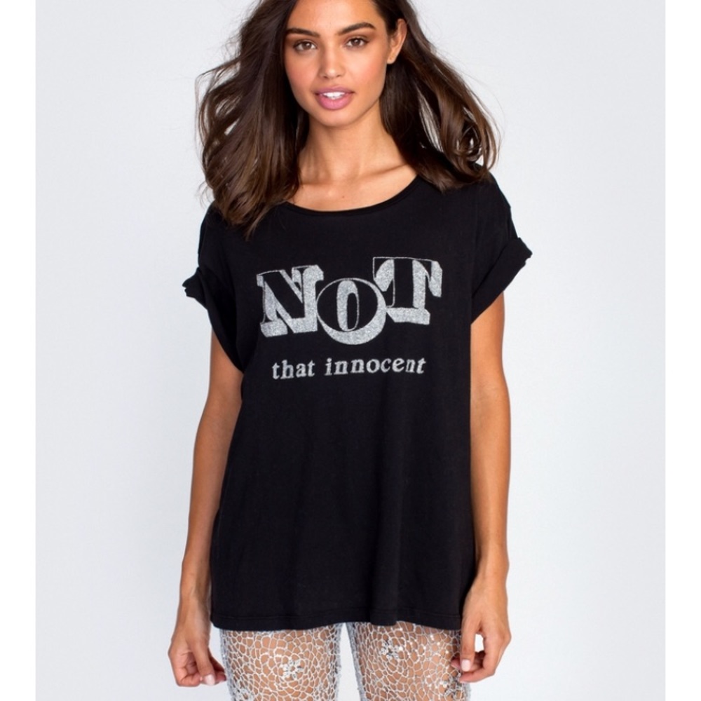 NWT • Wildfox • Not That Innocent Manchester Tee